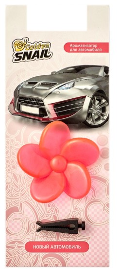 Ароматизатор на дефлектор цветок в блистере (новый автомобиль)